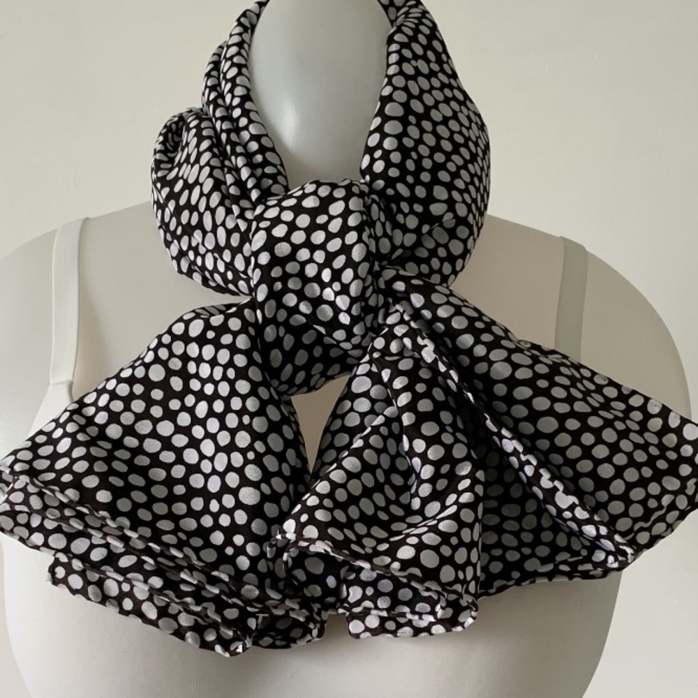 Classic Large Polka Dot - Silk Scarf/Dress